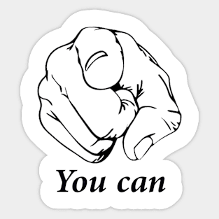 you can Sticker